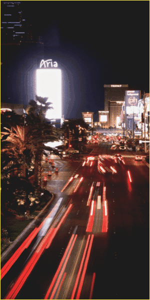 Vegas.xyz neon city banner